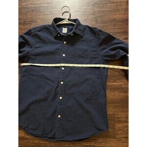 Gap Men's Shirt Blue, 100% Cotton, Long Sleeve, Button-Up Size S
